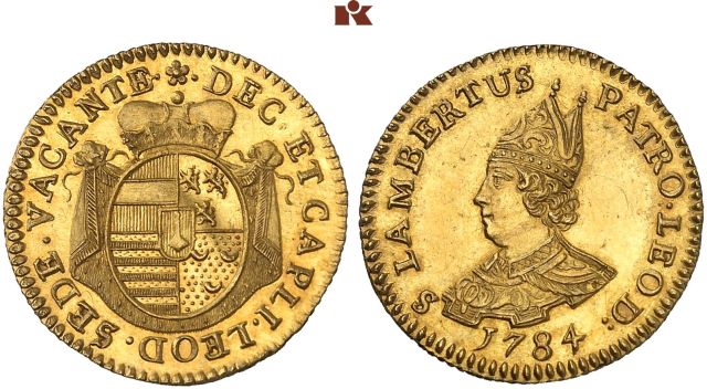 LÜTTICH Sedisvakanz 1784.