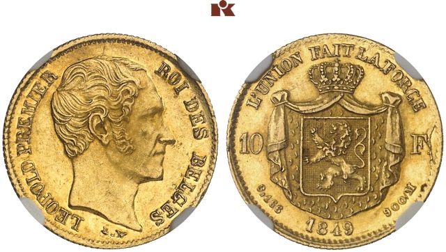 KÖNIGREICH BELGIEN Leopold I., 1830-1865.