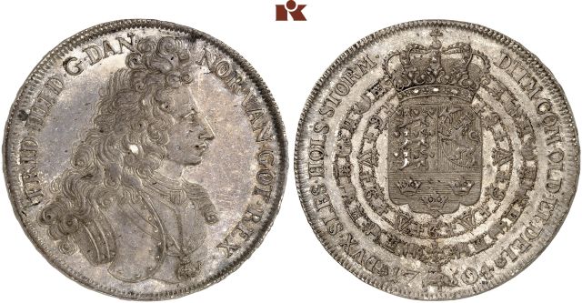 KÖNIGREICH Frederik IV., 1699-1730.