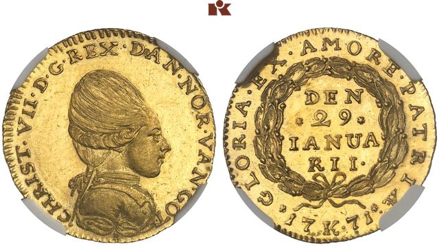 KÖNIGREICH Christian VII., 1766-1808.