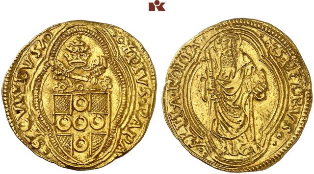KIRCHENSTAAT/VATIKAN Pius II., 1458-1464.