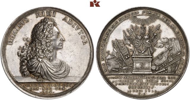 KÖNIGREICH Frederik IV., 1699-1730.