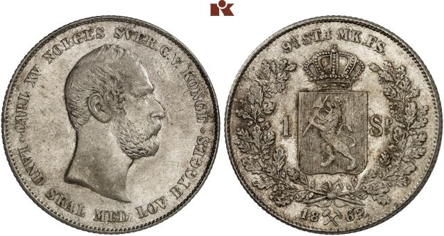 KÖNIGREICH Karl XV., 1859-1872.