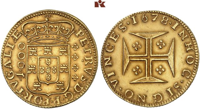 KÖNIGREICH Peter (II.) als Prinzregent, 1667-1683.