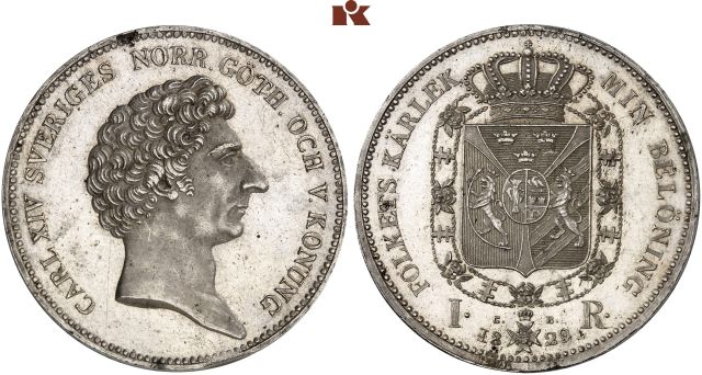 KÖNIGREICH Karl XIV. Johann, 1818-1844.