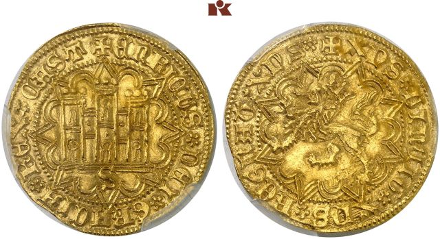 KÖNIGREICH Enrique IV., König von Kastilien und Leon, 1454-1474.