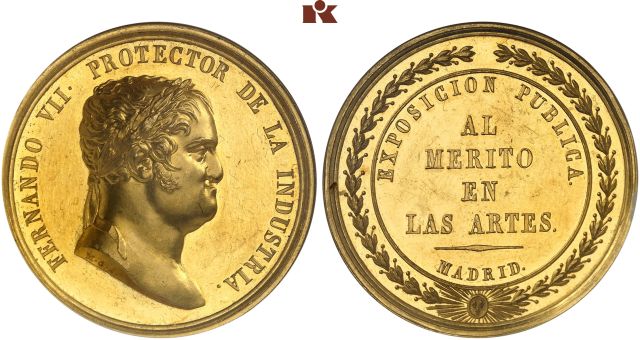 KÖNIGREICH Fernando VII., 1808-1814-1833.