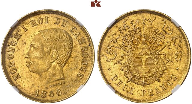KÖNIGREICH Norodom I., 1860-1904.